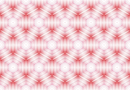 Geometrische Muster in hellrosa