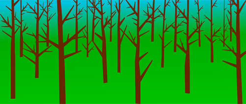 Wald-Plakat
