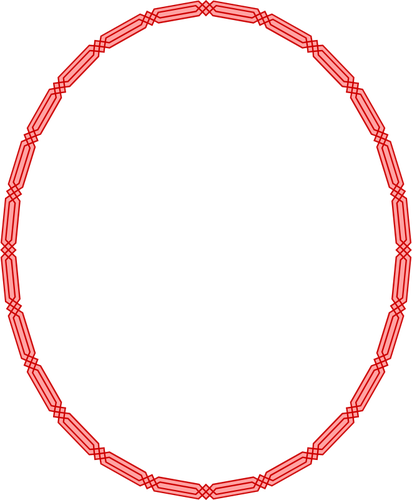 Ovalen Ã¤gyptischen Rahmen