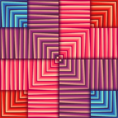 Naadloze tegels in verschillende kleuren