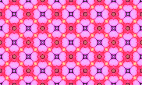 Background pattern with pink flowers