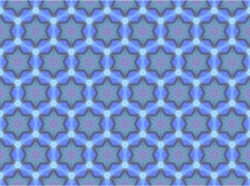 Image vectorielle motif fleuri bleu