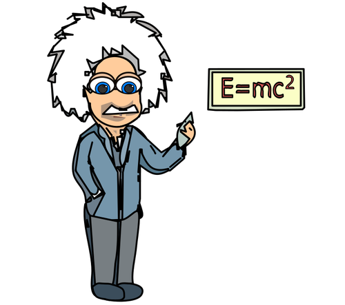 Einstein avec lâ€™Ã©quation