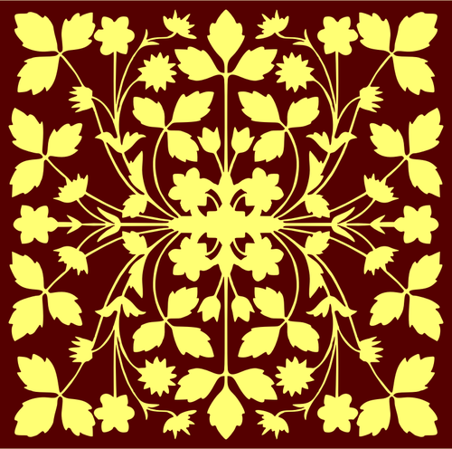 Image vectorielle mosaÃ¯que florale