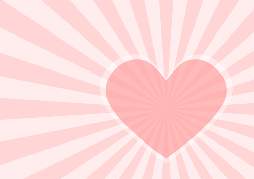 Heart design in pink