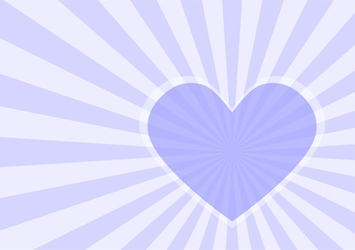 Conception de coeur en couleur violette