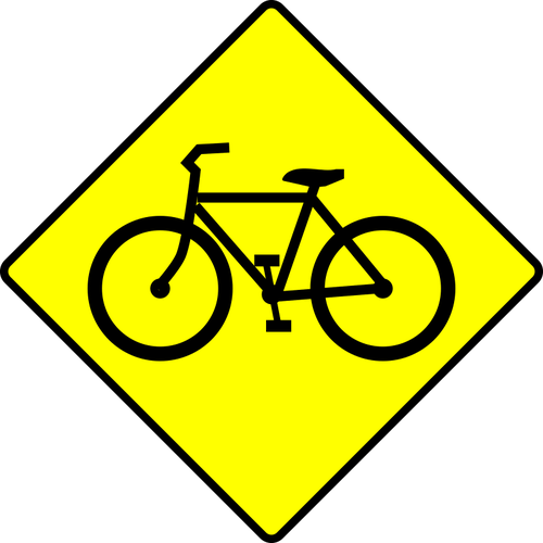 Cykel varningstecken