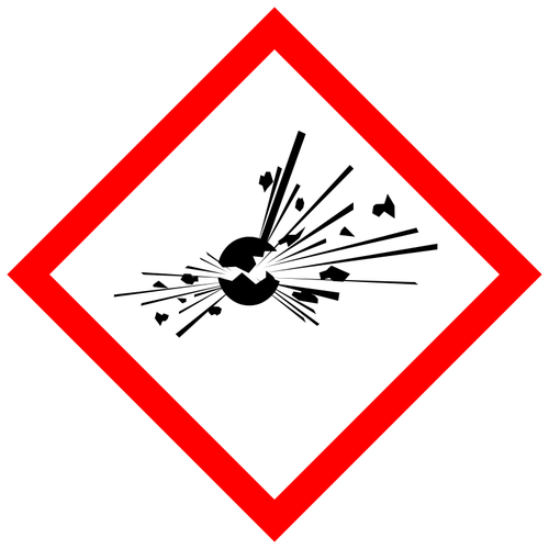 Sustancias explosivas ADVERTENCIA