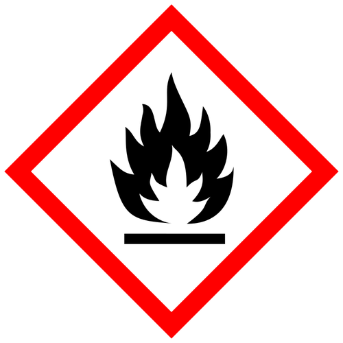Brandfarliga Ã¤mnen varning
