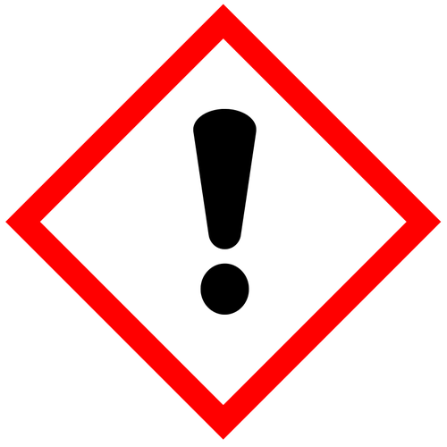 Wektor symbol dla substancji niebezpiecznych