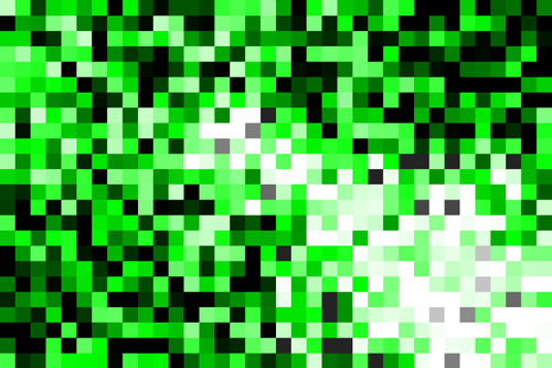 Pixel patroon in zwart en groen