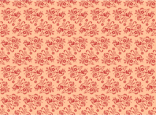 Floral pattern in red and pink