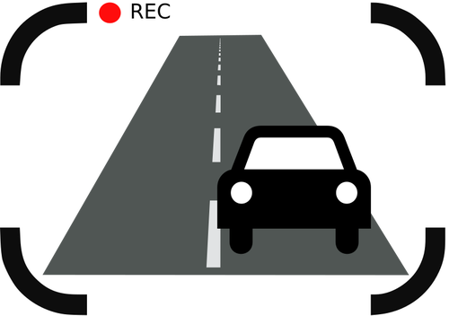 Veien og bil opptak