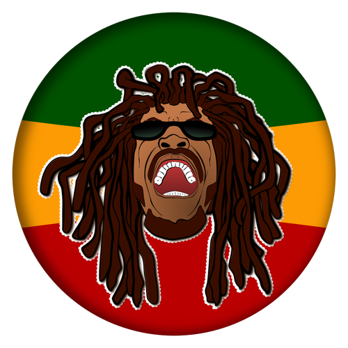Testa di Rastafarian