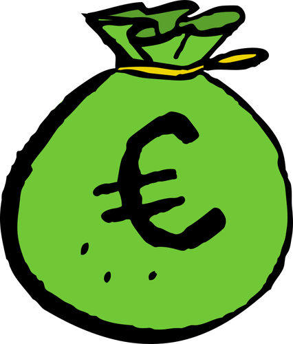 GrÃ¶n euro pengar vÃ¤ska