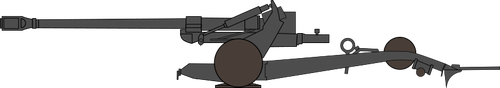 Illustration de canon de 155mm de FH70