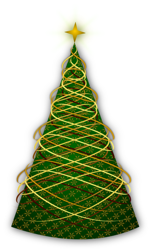 Clip art of celebration tree
