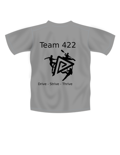 Team logo op T-shirt