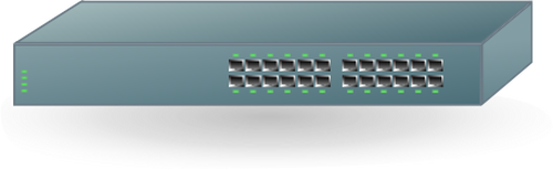 GraficÄƒ vectorialÄƒ switch 24 porturi