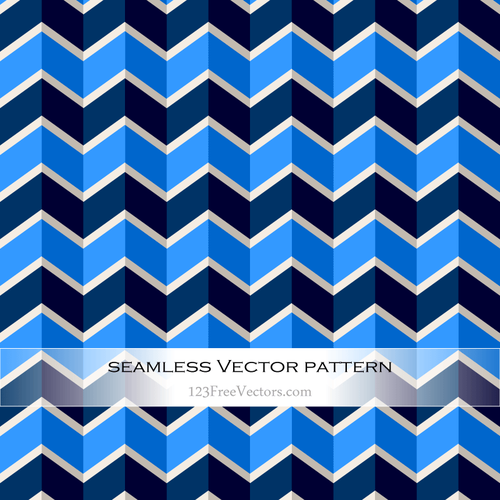 Blauwe naadloze patroon in vector-formaat