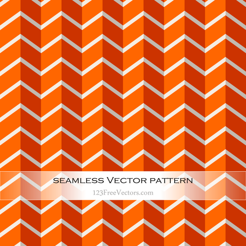 Pattern with wide orange stripes