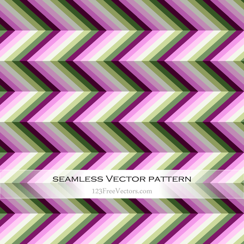 Seamless pattern with green and purple lines