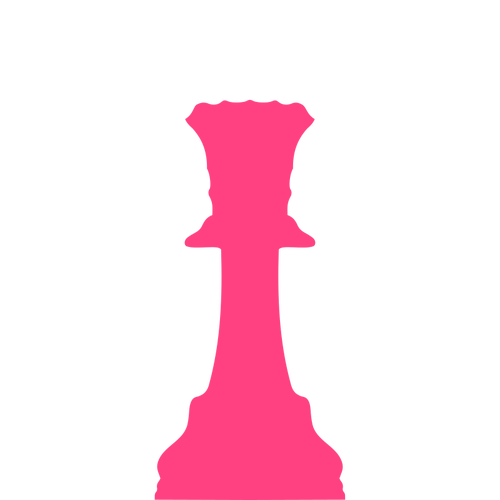 Rosa sjakk stykke