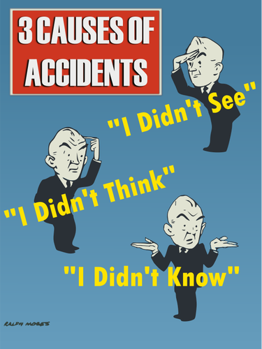 Cauze ale accidentelor poster