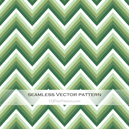 Green Zigzag Seamless Pattern