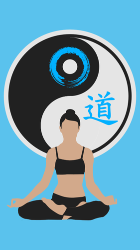 Kvinne gjÃ¸r yoga trening