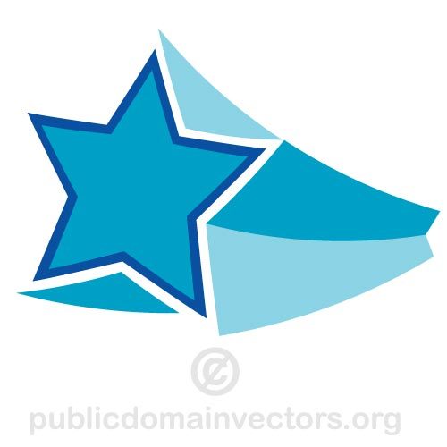 VÃ´o 3d vector estrela clip-art