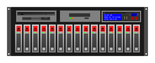 Server-Rack-Vektor-ClipArt-Grafiken