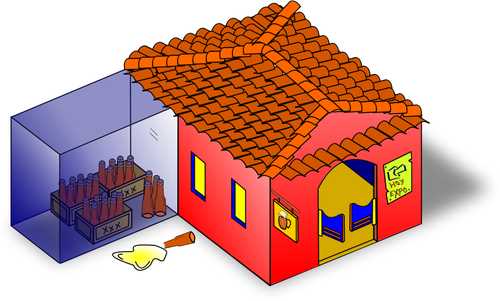 Illustration vectorielle de jeu tavern
