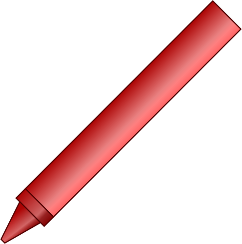 Immagine vettoriale disegnando rosso