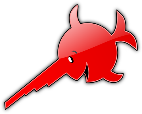 Ler sverdfisk vector illustrasjon