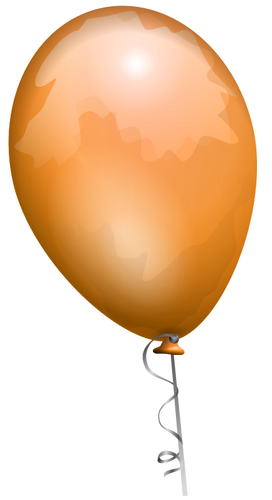 Oransje ballong vektor image