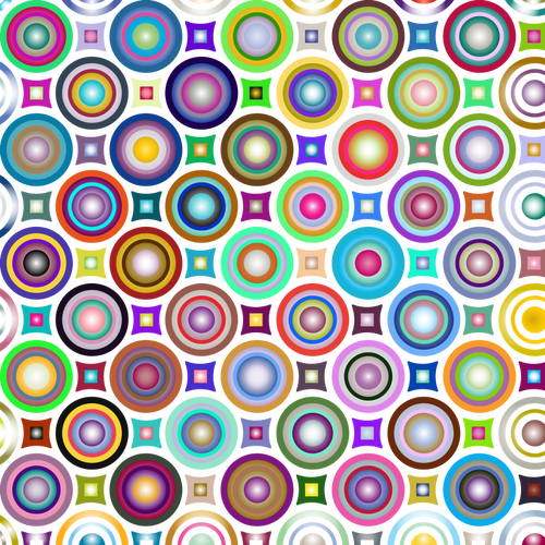Abstract colorful circles