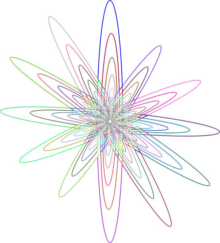 Kleurrijke whirlpool pictogram