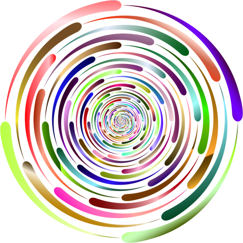 Abstracte vortex in vele kleuren