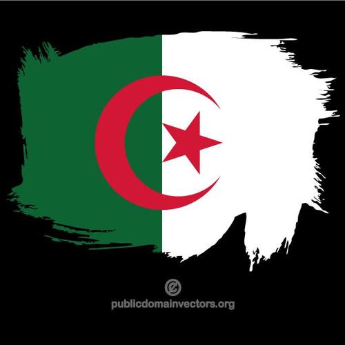MÃ¥lade flagga Algeriet