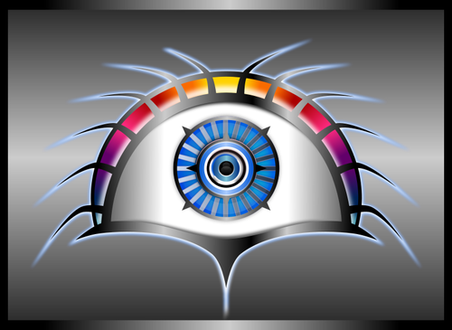 Tech Eye Vector Clipart