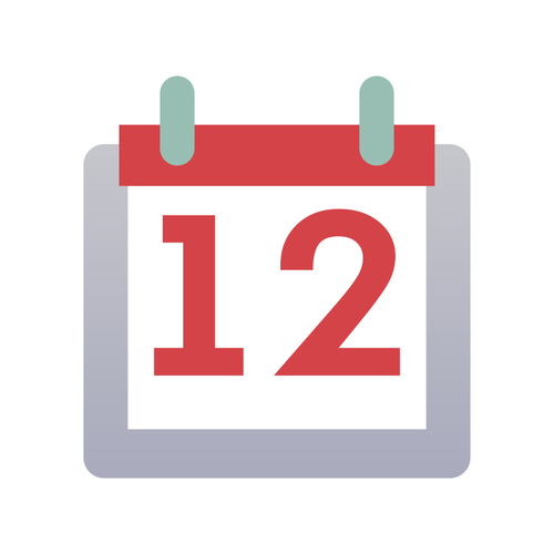 Android kalendern ikonen vektorbild