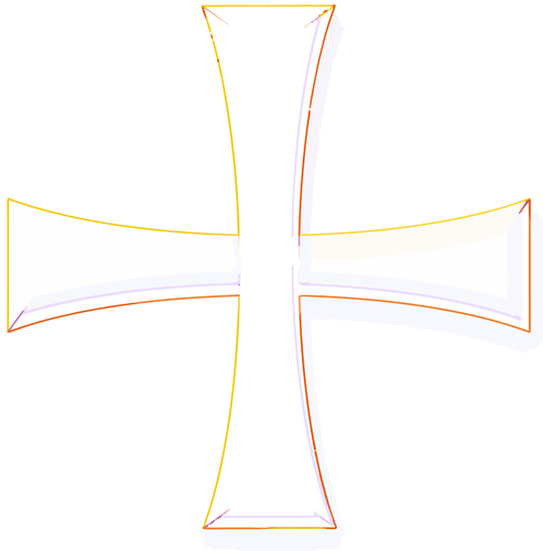 Griekse kruis vector kleurenafbeelding