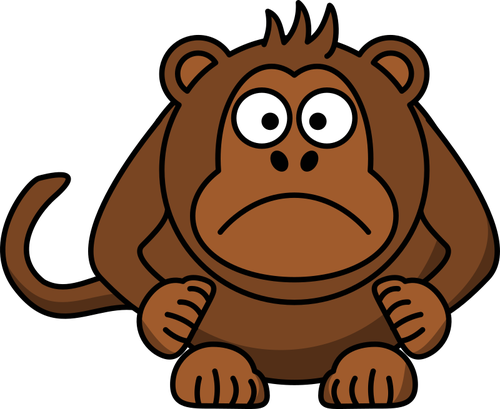 Macaco com raiva