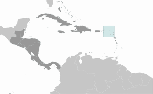 Anguilla konumu etiket gÃ¶rÃ¼ntÃ¼sÃ¼nÃ¼n