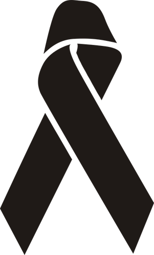 Sjukdom awareness ribbon.