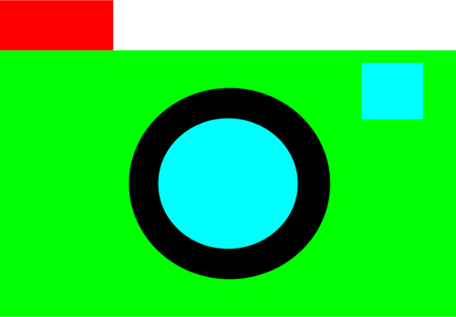 VektorovÃ© ilustrace zelenÃ© kamery ikony
