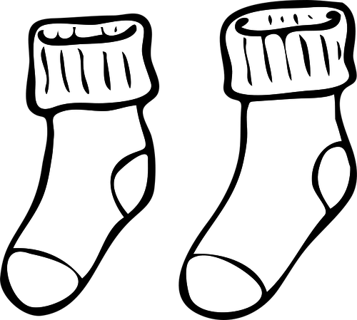 Coppia di calzini immagine vettoriale