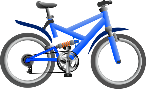 Vektor-Illustration des Fahrrades