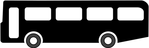 Bus simbol vektor